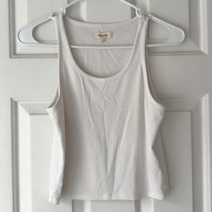 ⚡️ FLASH SALE⚡️MADEWELL • Racerback Ribbed Crop Tank • SMALL